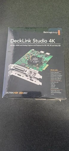 Blackmagic Design DeckLink Studio 4K -new seal in box