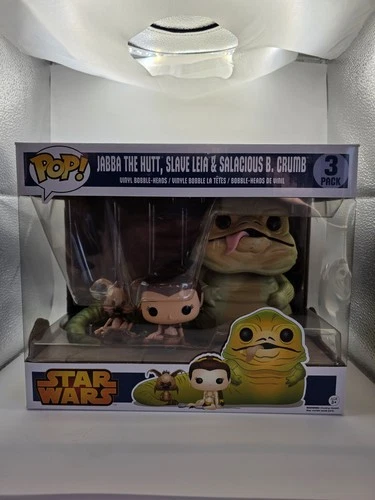 Funko Pop! Vinyl Super 6 in: Star Wars - Jabba the Hutt (w/ Leia & Salacious)