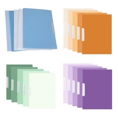 File Folders Report Cover, 50 Sheets Capacity Plastic Binder Paper Protector