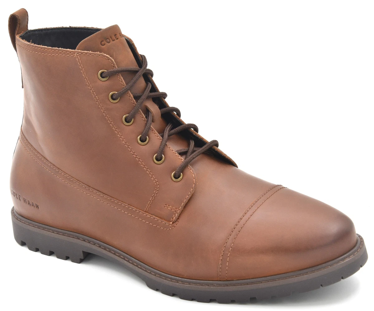 Cole Haan Leather Upper Brown Boots for Men for Sale | Shop 