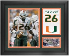 Sean Taylor Hurricanes Framed 15x17 Campus Legend Collage