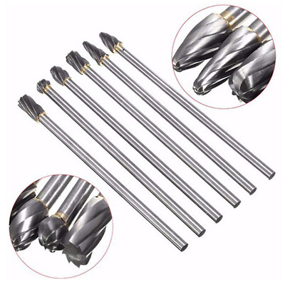 SA3L6 Cylindrical Carbide Burr Die Grinder Bit - For Metal Porting, Deburring, & Shaping, USA Made