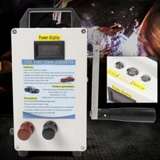 150W Portable Manual Hand Crank Dynamo Generator Emergency Survival Power Energy