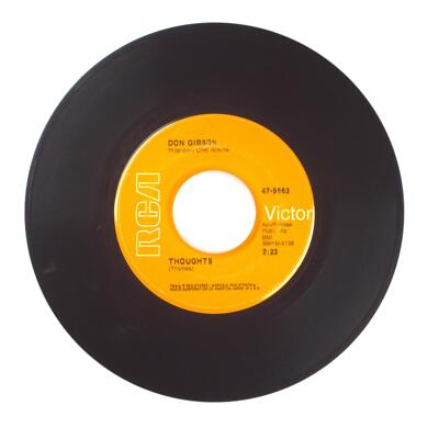 Don Gibson - Thoughts; Ever Changing Mind - Vinyl Record 45 RPM 7''