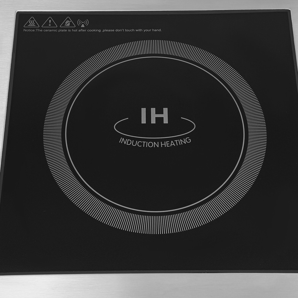 Stainless Steel Induction Cooktop, Commercial Grade Portable Cooker 12 ...