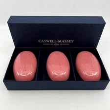 Caswell-Massey Honeysuckle Soap Set of 3 Cakes 3.25 oz Bars Gift Box USA