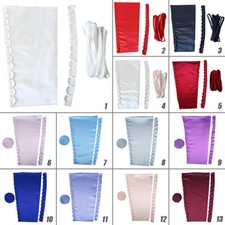 3pcs Satin Corset Kit Zipper Replacement Set Wedding Gown Back Lace Bridal Dress