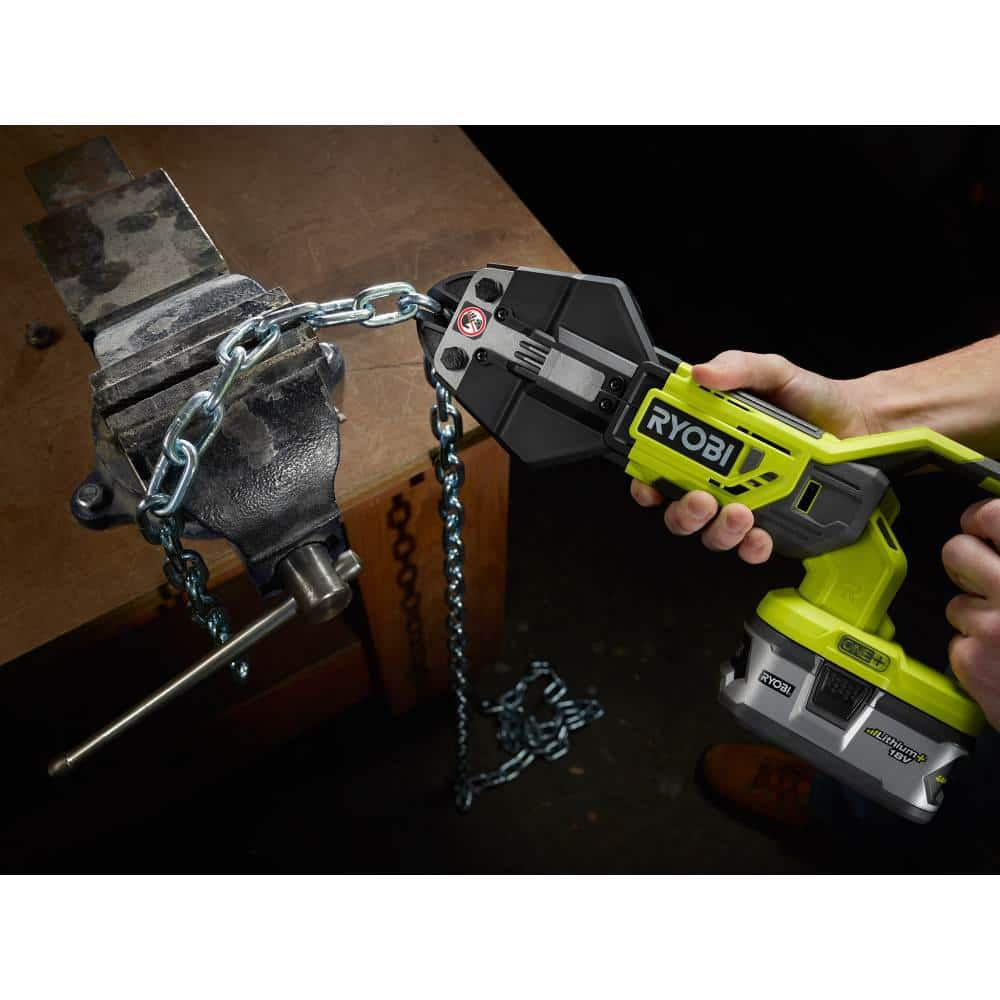 RYOBI Bolt Cutters Steel Jaws Designed 18 Volt Lithium Ion Cordless
