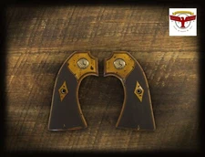 COLT SAA BISLEY GRIPS ~ MAGNA-TUSK™ ADI CHECKERED IVORY ~ SINGLE ACTION ARMY