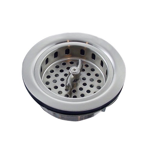 Kitchen Sink Twist Lock Basket Strainer & Flange Drain Assembly
