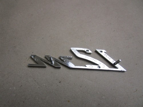 Ford Taunus 12M G13 P4 P6 Chrom Schriftzug Emblem Modell " 12M " NEU original - Picture 3 of 11