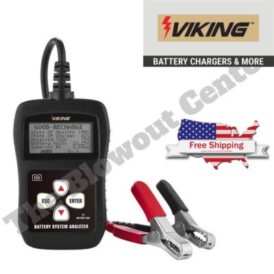 Viking Digital Battery & System Tester 58759 - Includes carry bag! SHIPS FREE!!