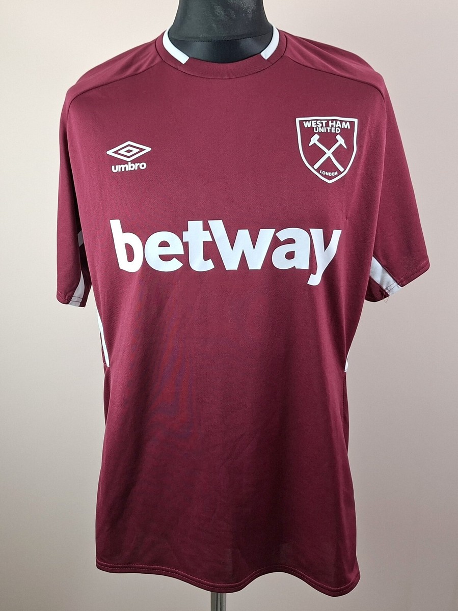West Ham UTD 2016/2017 UMBRO Training Football Shirt Men's Size XL