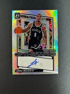 Lonnie Walker IV 2023-24 Panini Donruss Optic Opti-Graphs Auto Holo #OG-LWI