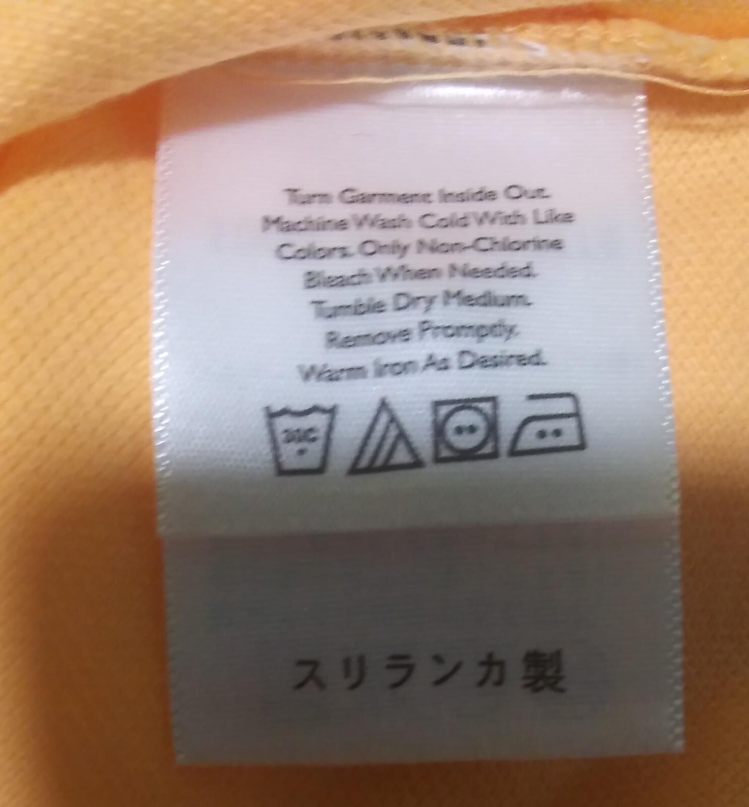 Eddie Bauer Button-Up Orange Cheddar Solid Color … - image 5