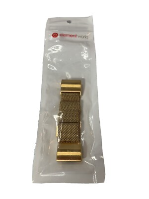 New Element Works Gold Colored Watch Band EW_FC2MSM