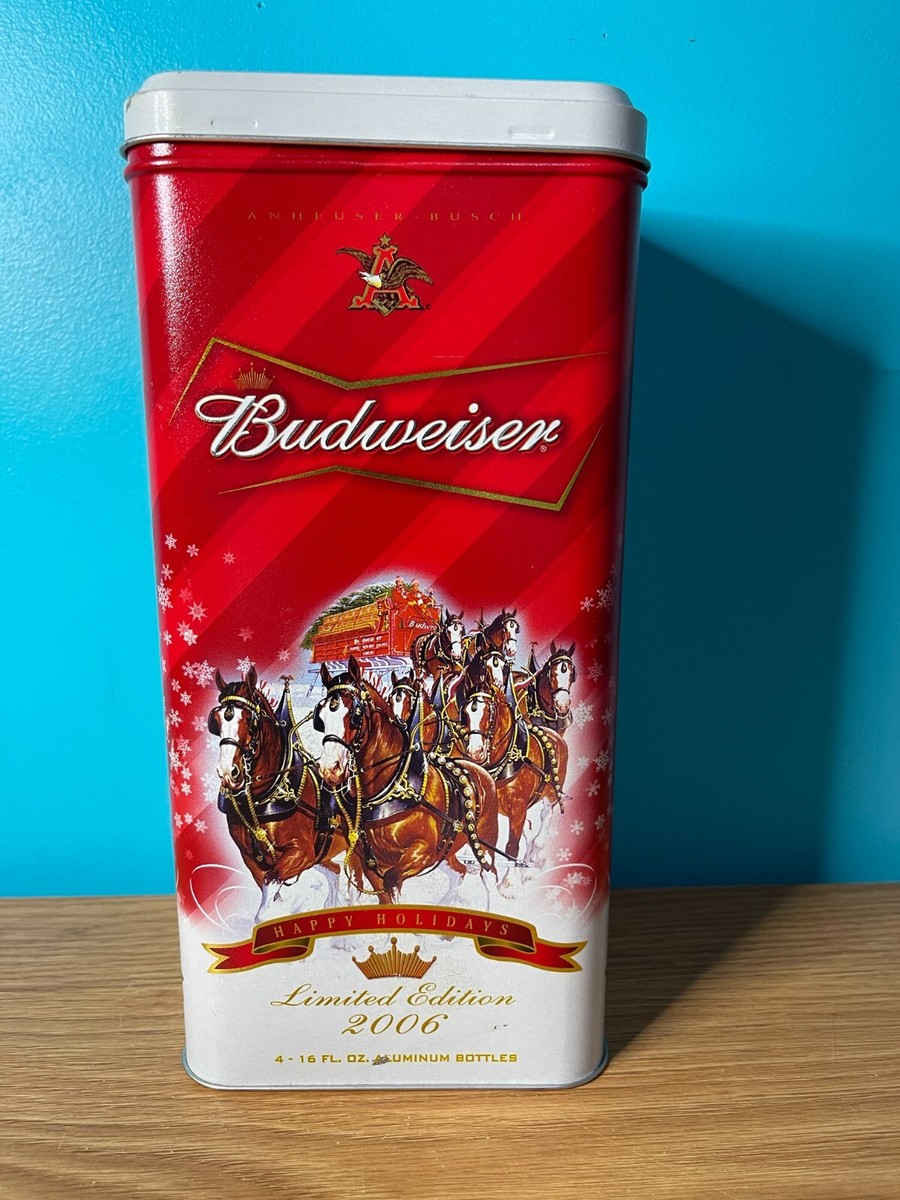 2006 Budweiser Limited Edition can 4-16oz Aluminum Bottles