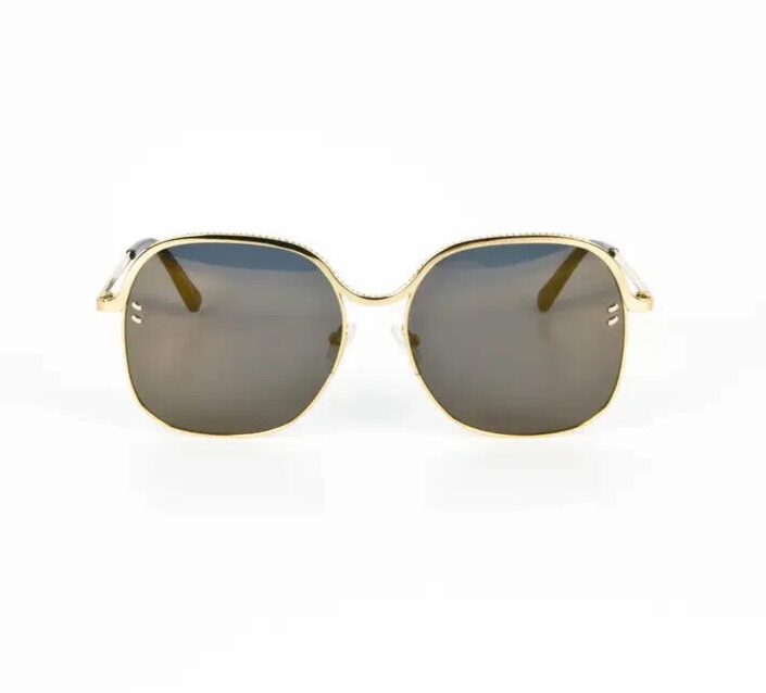 Stella McCartney SC0166S 003 Sunglasses Authentic Womens Gold