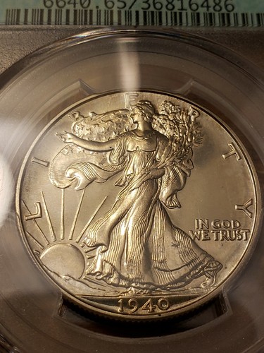 1940 Walking Liberty Silver Half Dollar (PF65) PCGS True View - Picture 3 of 7