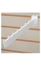 Only Hangers White 7-Cube Waterfall Slatwall Faceout 12 pc