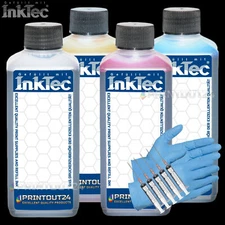 4 X 0.5L InkTec® Refill Ink Set Kit T02W1 T02W2 T02W3 T02W4 T02W6