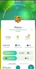 Pokemon Go Shiny Pineco
