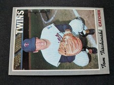 1970 Topps Baseball Card # 379 Tom Tischinski - Minnesota Twins (VG/EX)