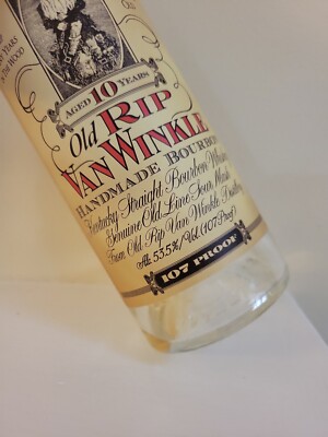 Old Rip Van Winkle Bourbon Whiskey 10 Year - Rare - Pappy - Not