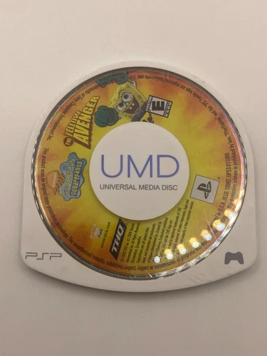 SpongeBob SquarePants The Yellow Avenger Playstation PSP Game Only