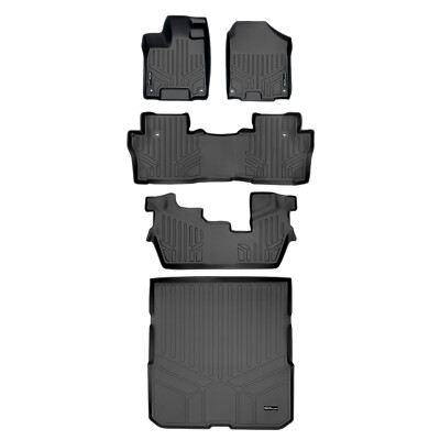 SMARTLINER Custom Fit Floor Mats Cargo Liner Set 2016-2021 Honda Pilot Non Elite