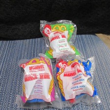 McDonald's Marvel Super Heroes Happy Meal Toy Lot of 3 New