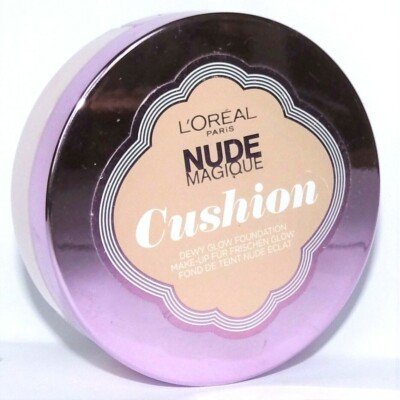 L'oreal Nude Magique Cushion Dewy Glow Foundation  New
