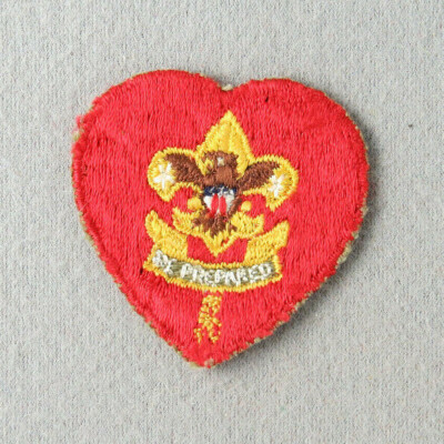 1946-1954 Life Scout Square Rank Patch Khaki Variety Cut Down Type 7E [MA273]