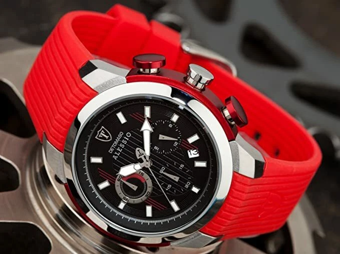 MONTRE HOMME DETOMASO ALESSIO. CHRONO avec DATE. TANCHE 100 M