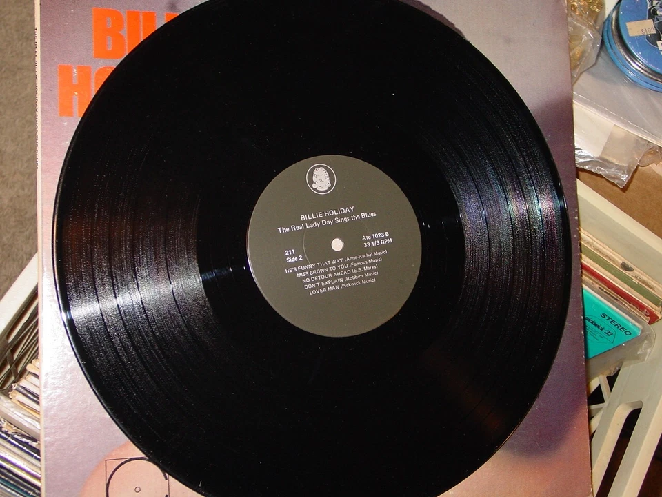 BILLIE HOLIDAY LADY DAY SINGS THE BLUES VINTAGE ALBUM VINYL RECORD STEREO -NICE! Foto 4 de 4
