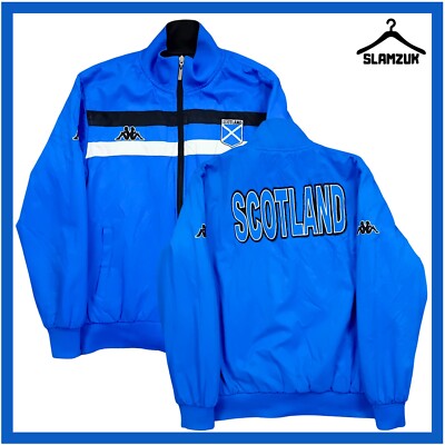 Scotland Reversible Footballl Jacket Kappa LB / Small Training Kit Track Top SC6