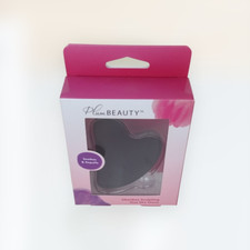 NATURAL BLACK OBSIDIAN SCULPTING GUA SHA STONE Face Massage Tool SOOTHING DEPUFF