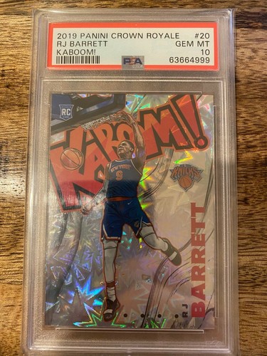 RJ Barrett #20 2019 Panini Crown Royale Kaboom card