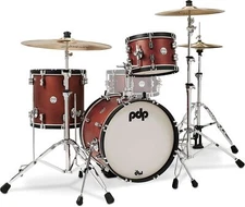 PDP Classic Concept Drum Set Kit 3pc - Burnt Red