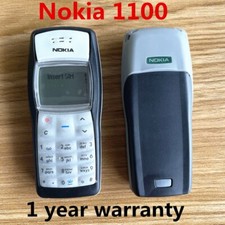 Original Nokia 1100 2G GSM 900/1800 Unlocked Classic Phone 1 Year WARRANTY