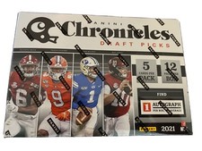 2021 PANINI CHRONICLES NFL FOOTBALL DRAFT PICKS MEGA BOX W/ AUTO!  SEALED!