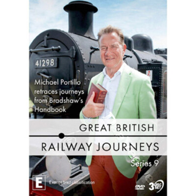 Great British Railway Journeys (Series 9) NEW PAL 3-DVD Set Michael Portillo
