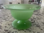 Vintage Fenton Jade Mayonaise Bowl w/ NO Ladle. No Damage. Scarce Jadeite.