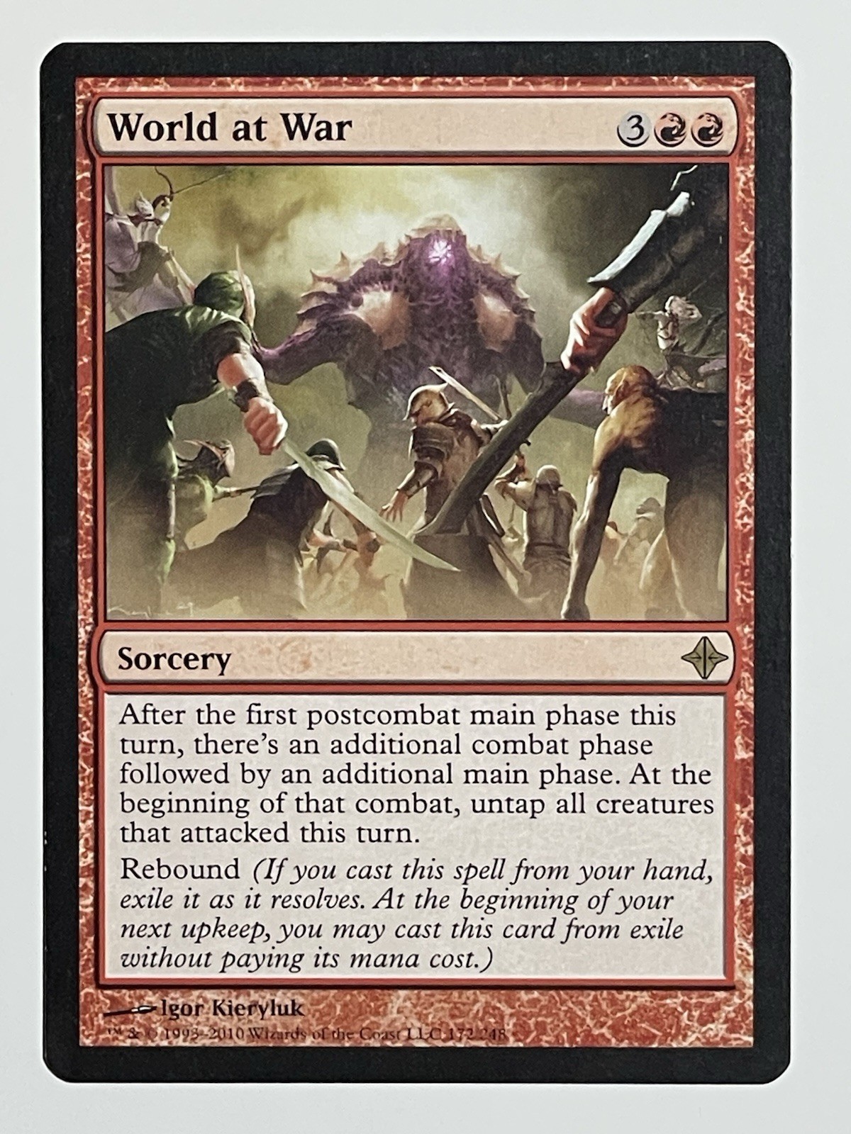 World At War - Rise Of The Eldrazi - NM - MTG Magic The Gathering MTG