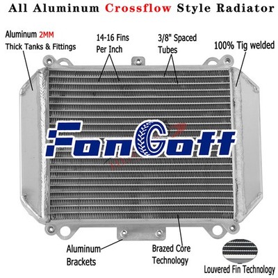 Aluminium Radiator Fit 1994-04 Kawasaki GPZ500S /1994-08 GPZ500SD GPZ500SE EX500