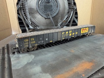 HO Aurora NSC 66' Custom Weathered Real Shredded Metal Load TTX Rail Gon GNTX