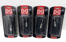 Hosa HXMS 4-PACK Pro Headphone Adaptor 10Ft Cables REAN 3.5 mm TRS to 1/4 in TRS