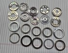 Lot of 20 Hard Drive Spacer Rings Industrial Arts Crafts Metal Circle Aluminum