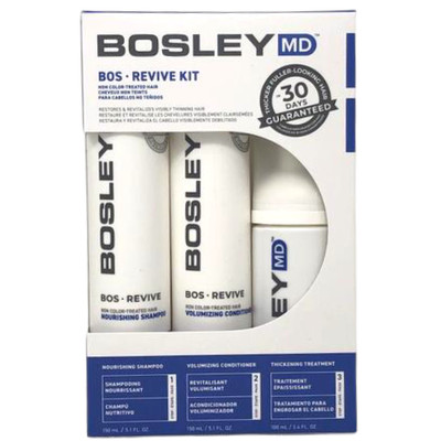 Bosley MD BOS Revive Starter Pack for Visibly Thinning Non Color-Treated Hair