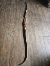 VINTAGE BEN PEARSON PINTO RECURVE BOW WOOD INLAY  972, 5'6", E-1543 45# 28&rdquo; RARE
